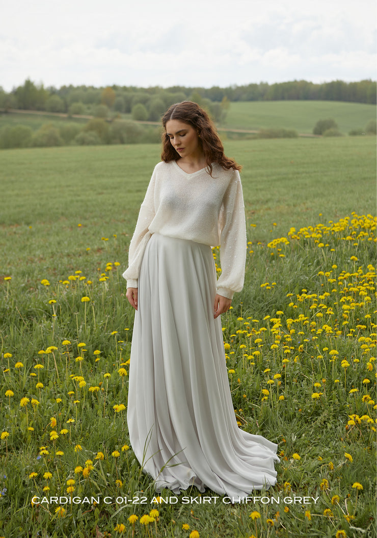 LR22_Skirt Chiffon maxi
