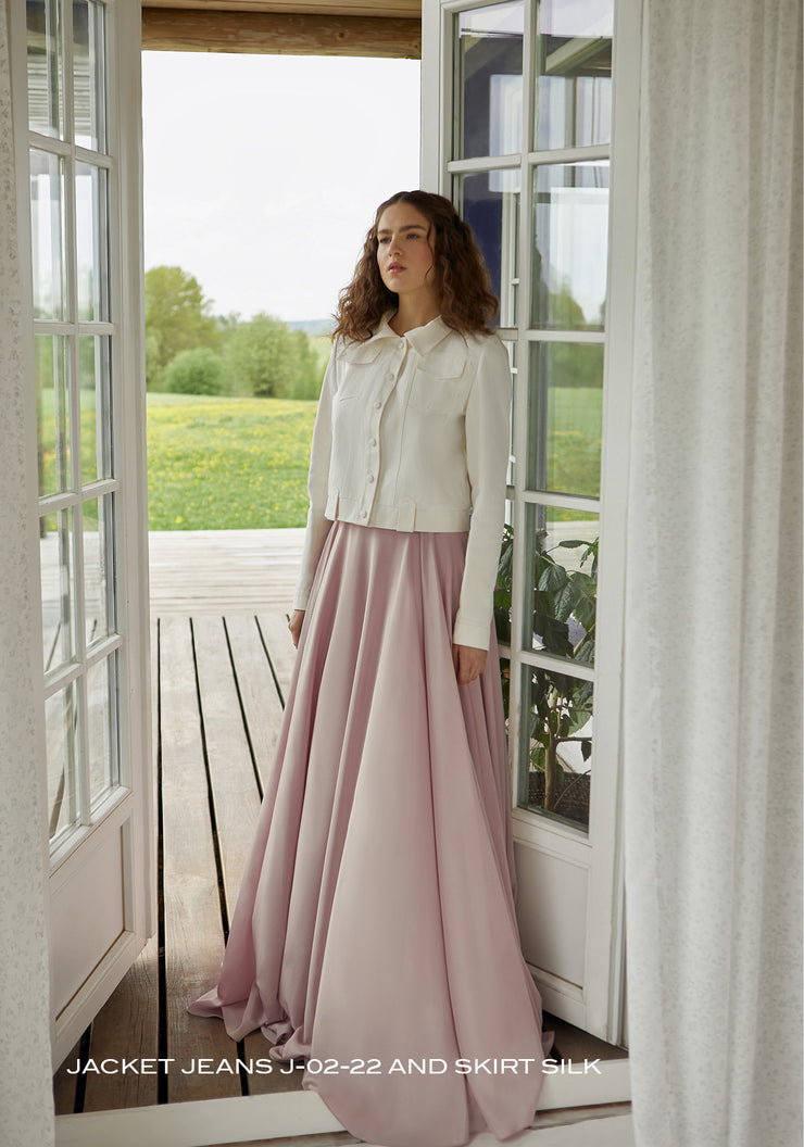 LR22_Skirt Silk maxi